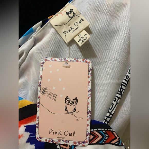 Pink Owl Aztec Dress Size Medium NWT - Picture 5 of 5